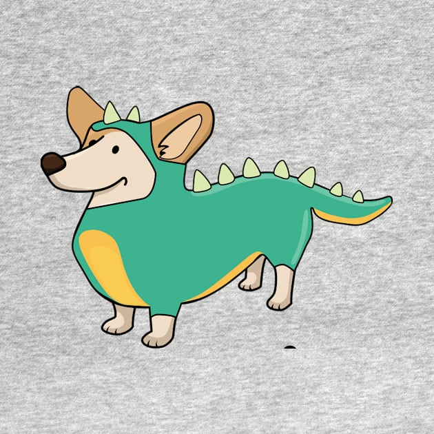 Corgisaurus by Wanderingangel